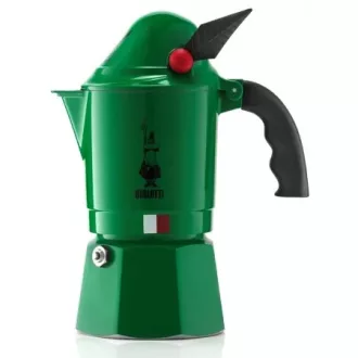 Bialetti Moka Alpina kotyogós kávéfőző 3 adag, zöld
