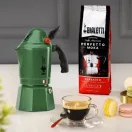 Bialetti Moka Alpina kotyogós kávéfőző 3 adag, zöld