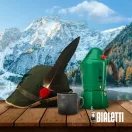 Bialetti Moka Alpina kotyogós kávéfőző 3 adag, zöld