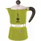 BIALETTI Rainbow kotyogós kávéfőző 6 adag, zöld