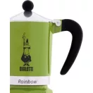 BIALETTI Rainbow kotyogós kávéfőző 6 adag, zöld