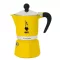 BIALETTI RAINBOW kotyogós kávéfőző 3 adag SÁRGA
