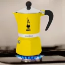 BIALETTI RAINBOW kotyogós kávéfőző 3 adag SÁRGA
