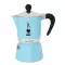 Bialetti Rainbow kotyogós kávéfőző 3 adag, világoskék