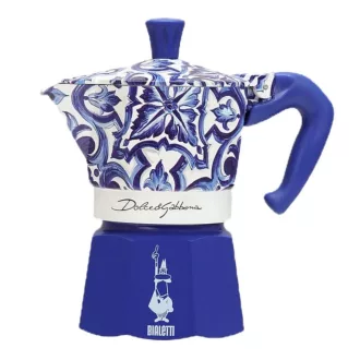 BIALETTI MOKA EXPRESS D&G BLU MEDITERRANEO 3 ADAG