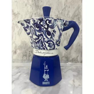 BIALETTI MOKA EXPRESS D&G BLU MEDITERRANEO 6 ADAG