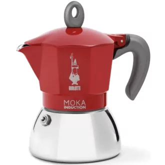 Bialetti MOKA INDUKCIÓS kotyogós kávéfőző 2 adag PIROS