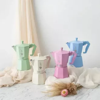 Bialetti Moka Exclusive kotyogó Rózsaszín, 6 adag