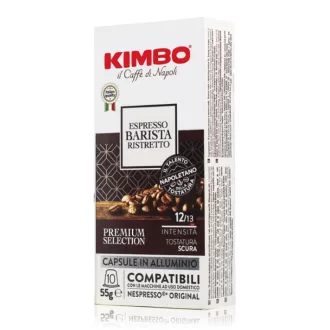 Kimbo Barista Ristretto Nespresso kapszula - Sötét pörkölés, 10 × 5,5 g