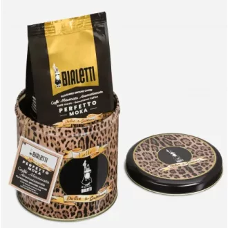   Bialetti Perfetto Moka Dolce&Gabbana Leopardo 200g + fémdoboz