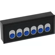 Nyomógomb panel zöld új