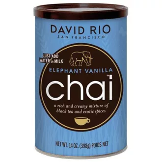 David Rio Elephant Vanilla Chai - Instant chai latte italpor, 398 g