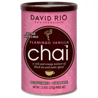 David Rio Flamingo Vanilla Chai - Koffeinmentes és cukormentes instant tea, 337 g