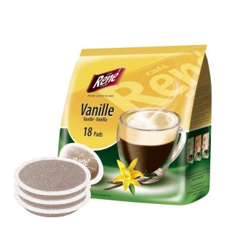 Café René Vanília Senseo pod - Ízesített, 18 db