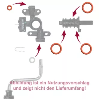 Delonghi EAM / ESAM Gőzcsap tömítés készlet (5 db)