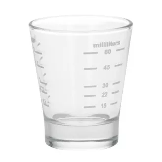 Barista üveg mérőpohár szitanyomásos skálával (60 ml)