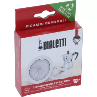 Bialetti tömítéskészlet szűrővel (3/4 csészés)