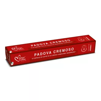 Italian Coffee Padova Cremoso Nespresso kapszula - 40% Arabica · 60% Robusta, 10 db