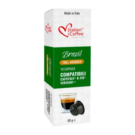 Brasil – Cafissimo / Caffitaly kompatibilis kávé kapszula (10 db)