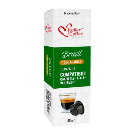 Brasil – Cafissimo / Caffitaly kompatibilis kávé kapszula (10 db)