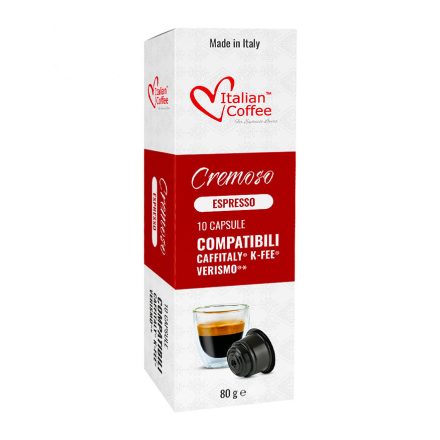 Cremoso – Cafissimo / Caffitaly kompatibilis kávé kapszula (10 db)
