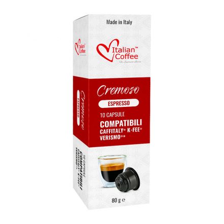 Cremoso – Cafissimo / Caffitaly kompatibilis kávé kapszula (10 db)