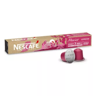   Nescafé Farmers Origins Mexico Espresso Nespresso kapszula - Arabica és Robusta, 10 × 5,3 g