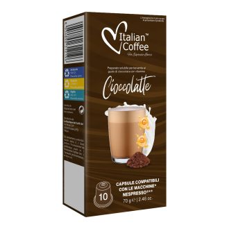 Italian Coffee Cioccolatte forró csokoládé Nespresso kapszula - C- és D-vitaminnal, 10 × 7 g