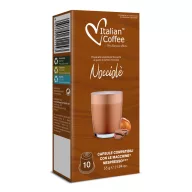 Italian Coffee Nocciola Nespresso kompatibilis kapszula - Mogyoró ízű, 10 × 5,5 g
