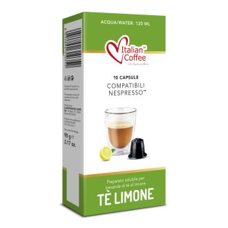 Italian Coffee Tè Limone citromos tea Nespresso kapszula - 10 kapszula