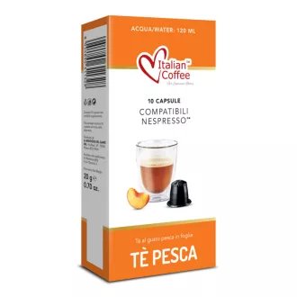   Italian Coffee Tè Pesca barack ízű tea Nespresso kapszula - 10 db