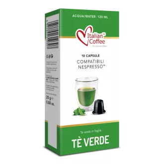   Italian Coffee Tè Verde zöld tea Nespresso kapszula - 10 × 2,5 g