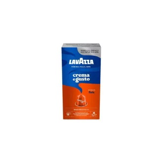   Lavazza Crema e Gusto Forte Nespresso kapszula - Arabica és Robusta keveréke, 10 × 5,5 g