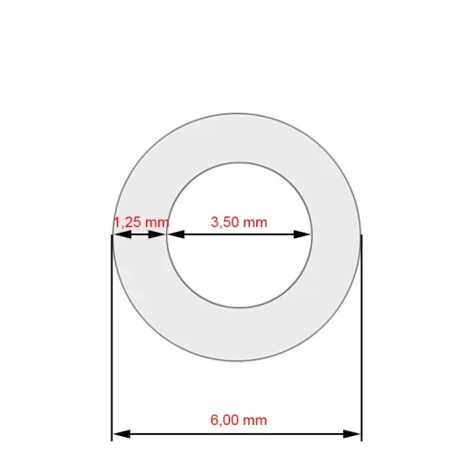 Saeco / Philips kompatibilis szilikon cső tejtartályba (3.5x6 mm, 140 mm)