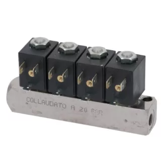 4 MÁGNESSZELEP EGYSÉG OLAB ø 1/8' 24V