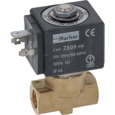 SOLENOID SZELEP PARKER 2-ÚTÚ 110V 50/60Hz