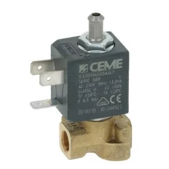 SZOLENOID SZELEP 3-ÚT CEME ø 1/8'F 230V