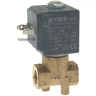 CEME 6712 Kétjáratú mágnesszelep 1/4" 230V