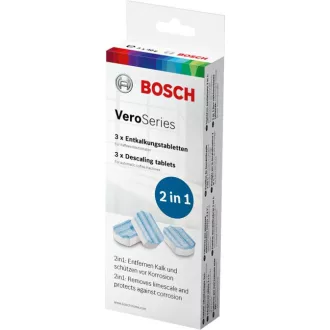   Bosch VeroSeries 2in1 vízkőoldó tabletta - 3 db × 40 g - Bosch és Siemens automata kávégépekhez