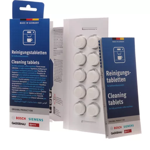 Siemens EQ series 2in1 Tisztító tabletta - 10 db - Bosch és Siemens automata kávégépekhez