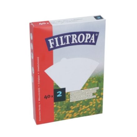 FILTROPA fehérített papír szűrő (2) 40db