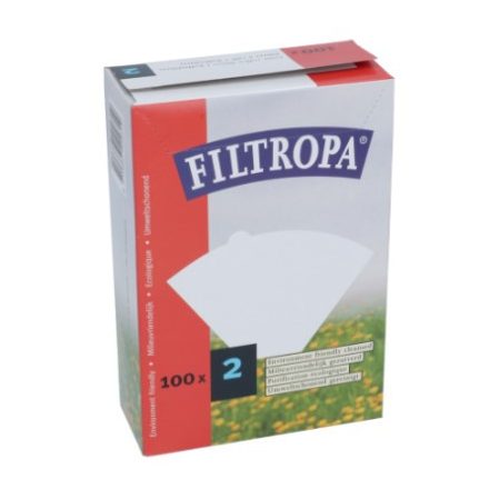 FILTROPA fehérített papír szűrő (2) 100db