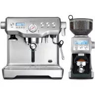  SAGE Dual Boiler™ BES920 Profi kávéfőző + Smart Grinder™ Pro BCG820 őrlő szett