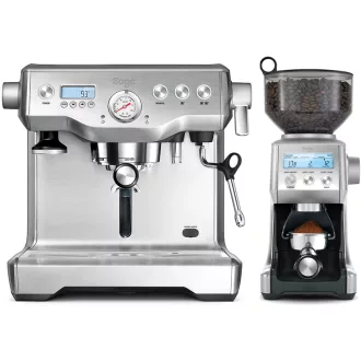   SAGE Dual Boiler™ BES920 Profi kávéfőző + Smart Grinder™ Pro BCG820 őrlő szett