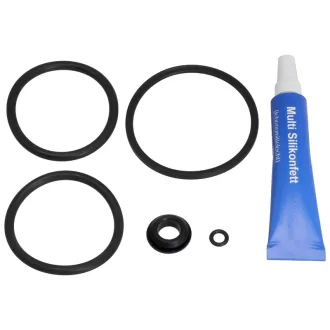   6 részes Krups / DeLonghi kompatibilis karbantartó tömítéskészlet főzőegységhez szilikonzsírral (6 g)