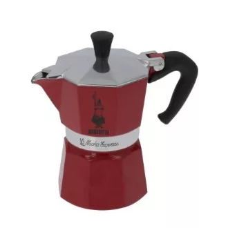   Bialetti Moka Express kotyogós kávéfőző, piros (3 személyes)