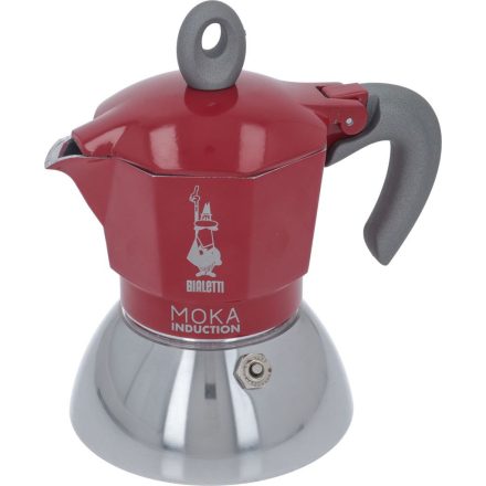 MOKA INDUKCIÓS 2 CSÉSZE PIROS BIALETTI