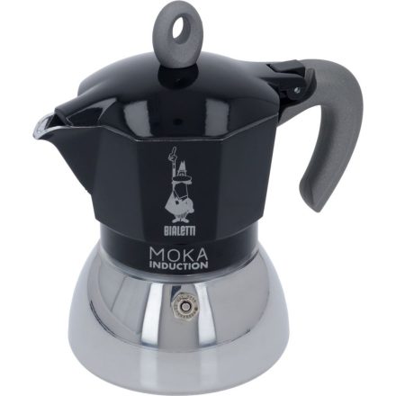 MOKA INDUKCIÓS 4 CSÉSZE FEKETE BIALETTI