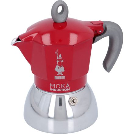 MOKA INDUKCIÓS 4 CSÉSZE PIROS BIALETTI