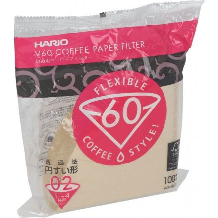 PACK 100 FILTERS HARIO 1-4 CUPS 